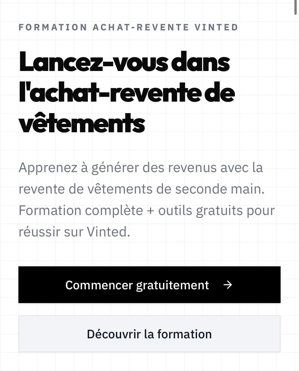 Formation complète pour débuter et faire tes premiers milliers d’euros !! + ACCOMPAGNEMENT